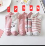 جوراب مچی صورتی کد 1533 - تصویر 2