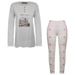 ست لباس راحتی زنانه کد 156 - تصویر 4