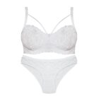 ست شورت و سوتین کارنا رز فنردار کد 105169 سفید