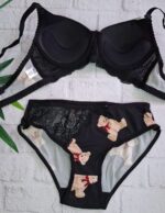 ست شورت و سوتین اسفنجی فنردار کد 1602 - تصویر 3