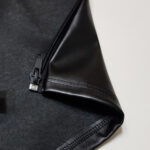 لباس خواب گیپوری زیپ دار فانتزی کد 10318 مشکی - تصویر 3