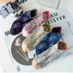 جوراب مچی گلدار کد 1571 - تصویر 2