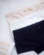 شورت نیم پا خال خال کد 1594 - تصویر 3