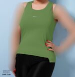 تاپ ورزشی سایزبزرگ همراه با هدبند رنگ تاپ کد 105213(42تا46) - تصویر 2