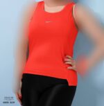 تاپ ورزشی سایزبزرگ همراه با هدبند رنگ تاپ کد 105213(42تا46) - تصویر 6