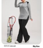 تونیک جلو زیپ سایزبزرگ کد 105216(42تا46) - تصویر 3