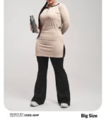 مانتو ورزشی سایزبزرگ کد 105217 (قد 78)(42تا46) - تصویر 2