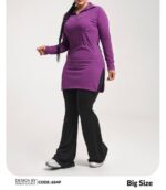 مانتو ورزشی سایزبزرگ کد 105217 (قد 78)(42تا46) - تصویر 7