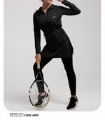 مانتو ورزشی جلوزیپ سایز معمولی کد 105218 (قد 78)(36تا40) - تصویر 8