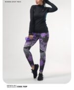 تیشرت نیم زیپ با لگ کمرپهن کد 105220(36تا40)