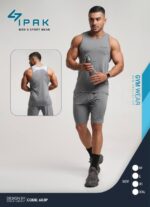 ست رکابی و شلوارک ورزشی مردانه کد 105225 - تصویر 6