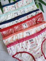 شورت نخی بسته 12 عددی طرح و رنگ رندوم کد 1613 - تصویر 2