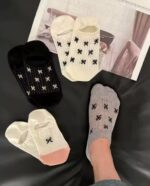 جوراب قوزکی توری پاپیون کد 1637