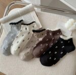 جوراب مچی گل لاله لب فر کد 1638 - تصویر 3