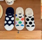 جوراب کالج خال خالی کد 1639 - تصویر 2