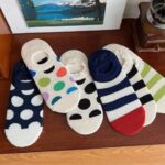 جوراب کالج خال خالی کد 1639