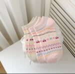 جوراب مچی قلب و گیلاس کد 1653 - تصویر 2