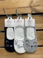 جوراب کالج صورت گربه کد 1657 وارداتی مناسب 32تا36 - تصویر 2