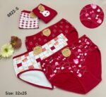 شورت خرسی قرمز کد 1669 (سایز XL)