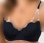 سوتین مرواریدی کد 105307 مشکی کاپ C