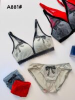 ست شورت و سوتین کاپ ابر نازک بدون فنر کد 5300