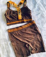 ست نیم تنه و شورت ورزشی کد 1698-3517 - تصویر 4