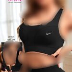 نیم تنه پشت غزن دار فری سایز مشکی کد 105340