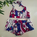 مایو رنگی بنفش کد 174