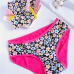 شورت نخی شکوفه سرمه ای کد 1758(سایز xl)