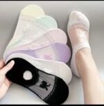 جوراب کالج توری پاپیون کد1739 - تصویر 2