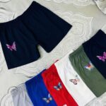 شورتک نخ پنیه ساده رنگی کد 1752(سایز 2XL)