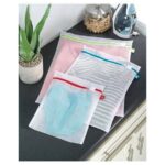 کیسه شست و شوی لباس بسته 3 عددی کد105337 سه سایز مختلف