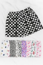 شورتک چاپی طرح دار کد 1753