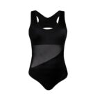 مایو یکسره مشکی کد 10705