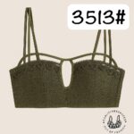 سوتین اسفنجی بدون فنر سبز کد 105405