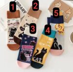 جوراب نیم ساق گربه کد 1773 - تصویر 2