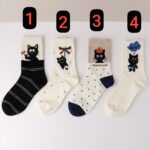 جوراب گربه سیاه کد 1783 - تصویر 2
