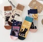 جوراب نیم ساق گربه کد 1773