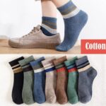 جوراب نیم ساق لب خط دار کد 1779