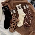 جوراب ساقدار پلنگی کد 1774