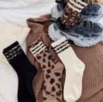 جوراب ساقدار پلنگی کد 1774 - تصویر 2