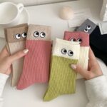 جوراب ساقدار 2 چشم کد 1782