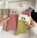 جوراب ساقدار 2 چشم کد 1782