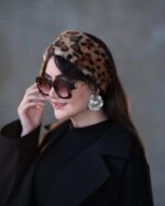 هدبند پلنگی کد 1798(داخل هدبند طلق دارد )