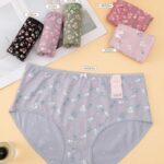 شورت کمر پهن گلدار کد 1815