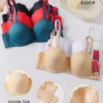 سوتین اسفنجی طرح پولکی کد 105494