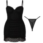 لباس خواب توری کد 105430 - تصویر 4