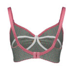 سوتین ملانژ خالدار تیره کد 103499 (رنگ بند رندوم ) - تصویر 2