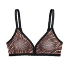 سوتین بدون فنر توری پرسی بدن نما کد 105553