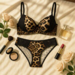 ست اسفنجی پوش آپ فنردار پلنگی کد 5571-3